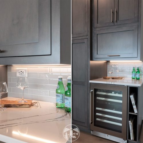 Built In Wine Fridge Kitchen Design