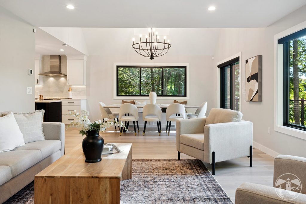 Meredith NH Lake-House Open Concept Scandinavian Modern