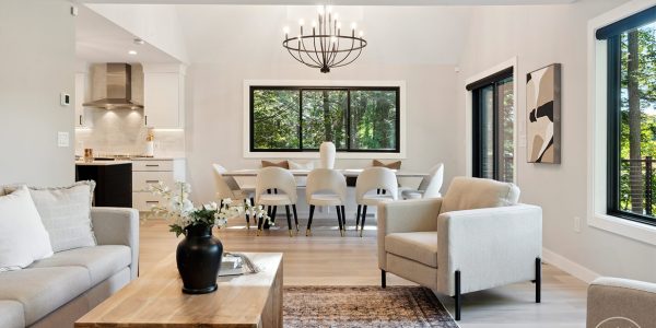 Meredith NH Lake-House Open Concept Scandinavian Modern